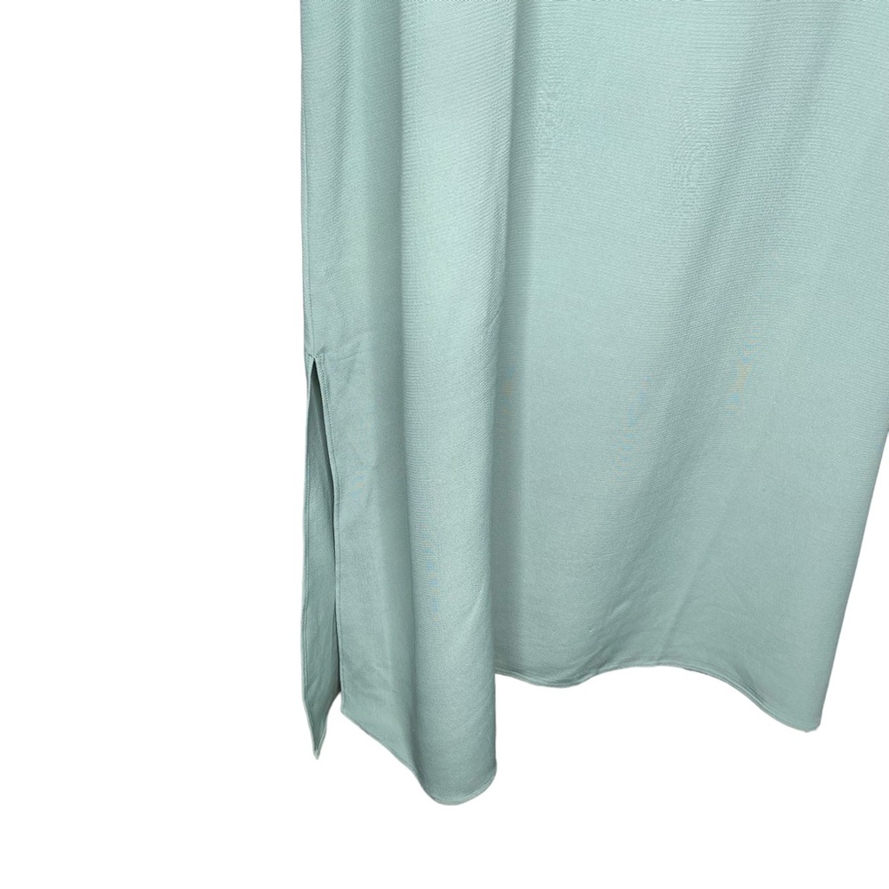 Eileen Fisher Elm V-Neck Tencel Crepe Spaghetti Strap Cami Dress - Picture 6 of 8